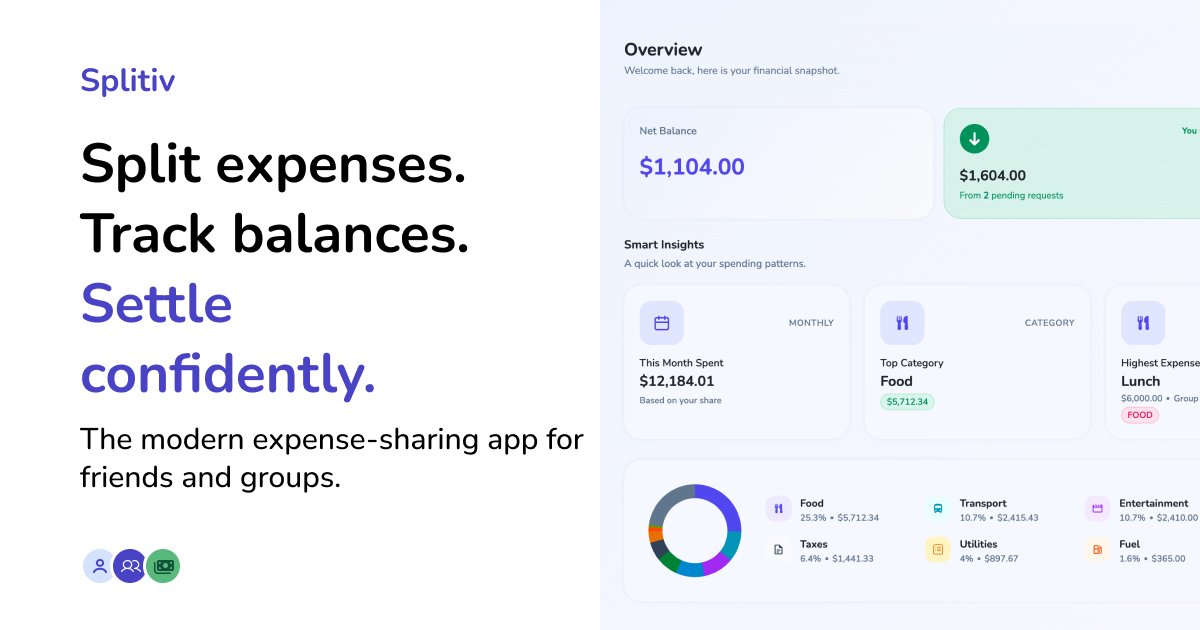 Splitiv - Expense Sharing App